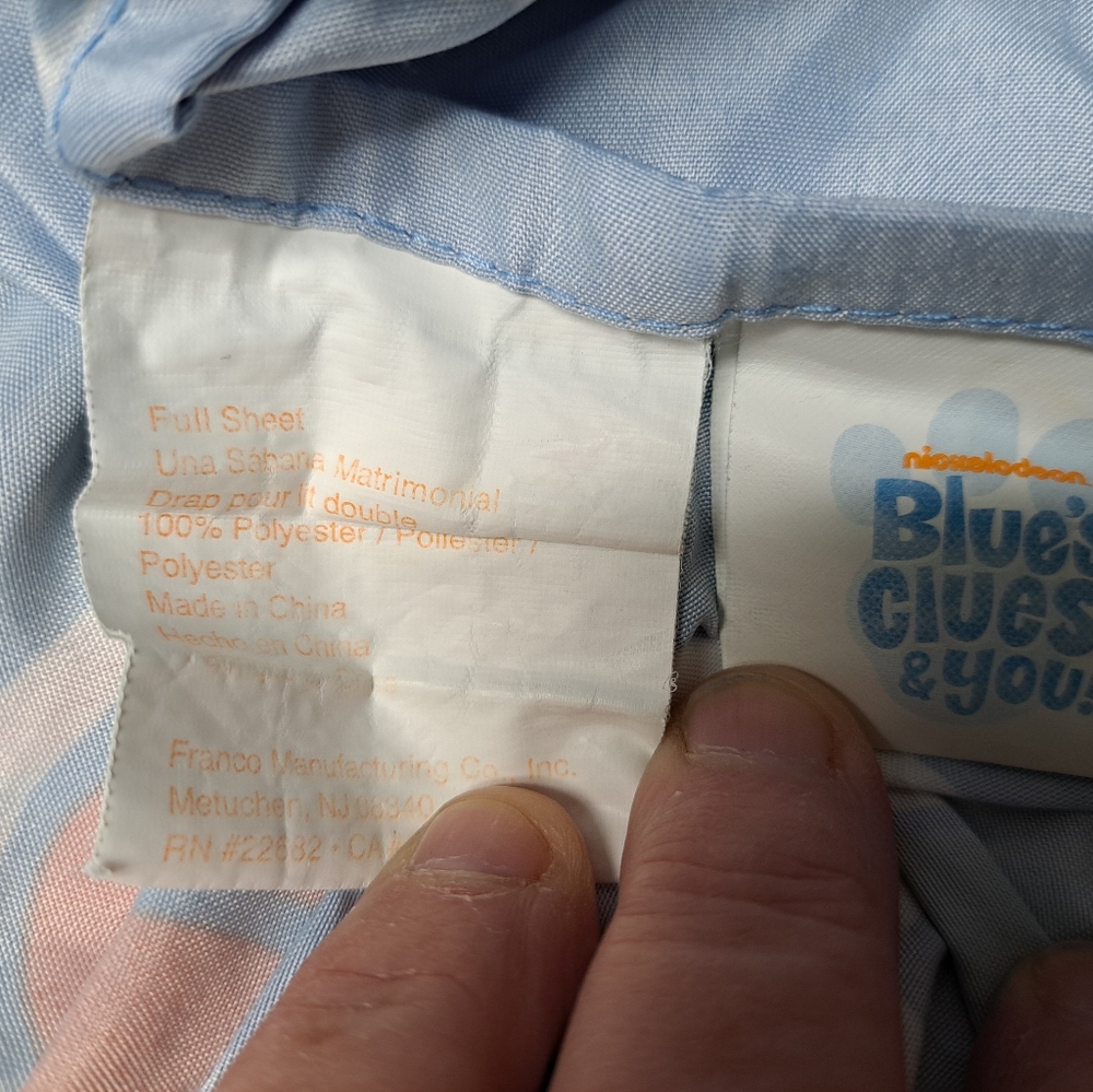 Blue's Clues And You Full Fitted Sheet and Pillowcase. - Picture 5 of 5